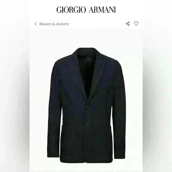 Emporio Armani
G-Line Textured Two-Button Sport Jacket, Black
$1,195. Untailored - Picture 1 of 16